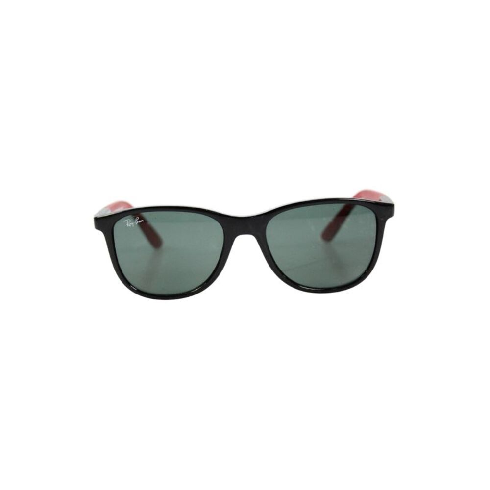 Ray Ban Women's Round Lens Red Frame Sunglasses